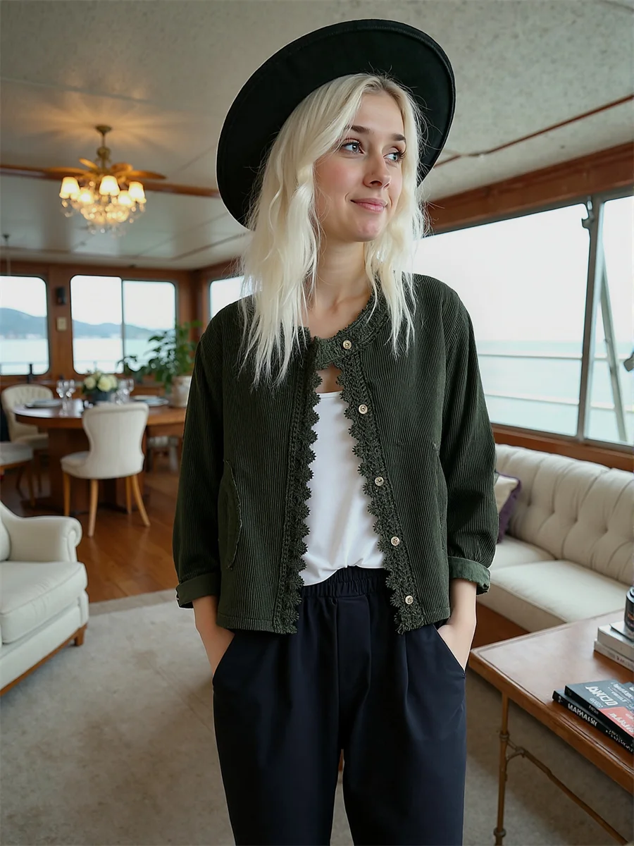 Corduroy Ruched Vintage Jackets For Woman Winter Top Women Fall Quilted Baseball-Uniform Commute Workwear Safari Edge Breathable
Corduroy Ruched Vintage Jackets For Woman Winter Top Women Fall Quilted Baseball-Uniform Commute Workwear Safari Edge Breathable