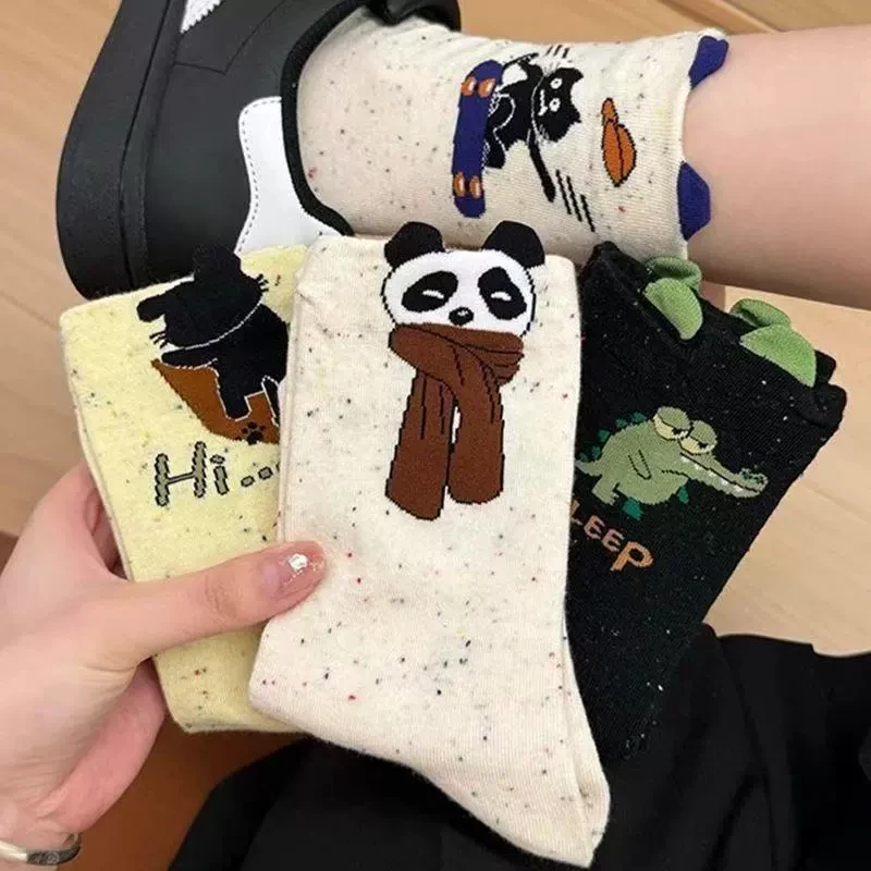 Korea Japanese Cotton Funny Cartoon Cat Panda Socks Women Lovely Socks Street Skateboard Girls Casual Cute Calcetines Sox Winter
Korea Japanese Cotton Funny Cartoon Cat Panda Socks Women Lovely Socks Street Skateboard Girls Casual Cute Calcetines Sox Winter