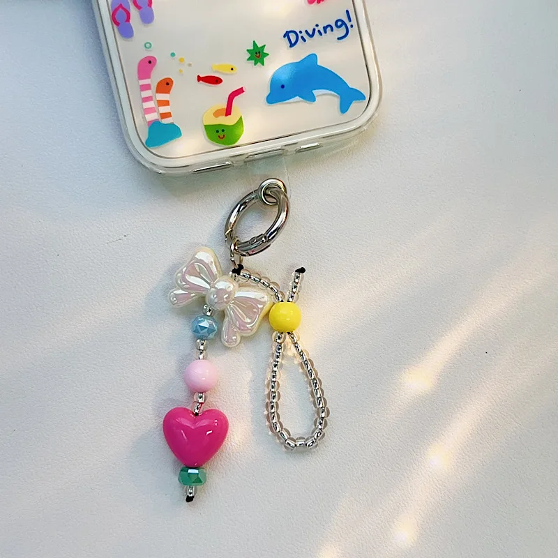 Fresh Cute Dopamine Phone Chain Love Rainbow Jelly Beads Mobile Phone Pendant Card Book Hanging Chain Key Chain Bag Pendant Rope
Fresh Cute Dopamine Phone Chain Love Rainbow Jelly Beads Mobile Phone Pendant Card Book Hanging Chain Key Chain Bag Pendant Rope