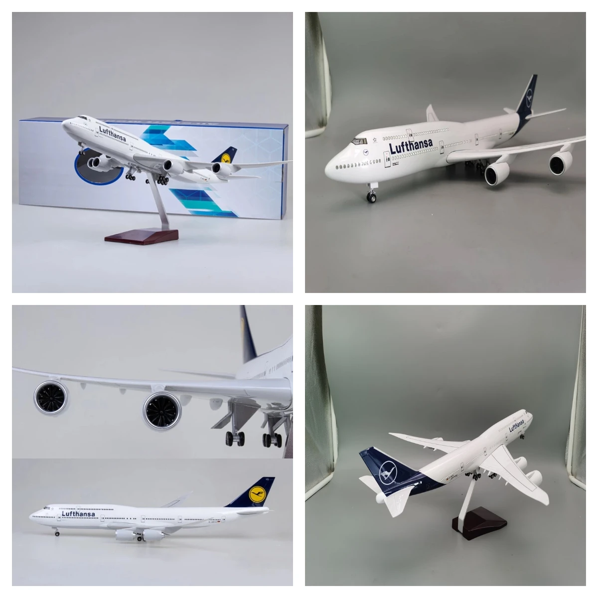 1/150 Airline 747 Plane Model B747 Lufthansa Airplane Model Light and Wheel Landing Gear Plastic Resin Plane Model decoration
1/150 Airline 747 Plane Model B747 Lufthansa Airplane Model Light and Wheel Landing Gear Plastic Resin Plane Model decoration