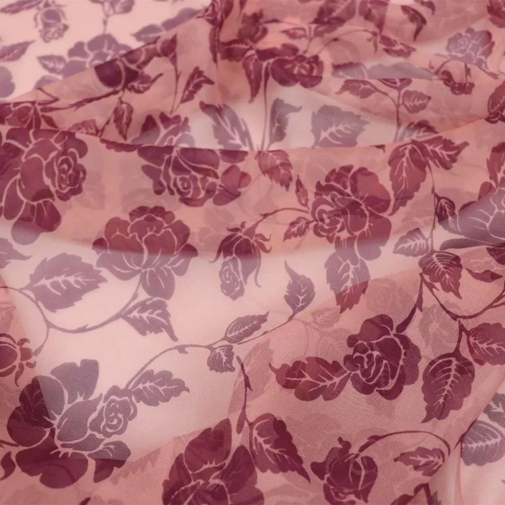 Beautiful Small Flower Soft Feeling Pure Material Floral Design Top Quality Silk Georgette Fabric for Women Capes Summer Dress
Beautiful Small Flower Soft Feeling Pure Material Floral Design Top Quality Silk Georgette Fabric for Women Capes Summer Dress