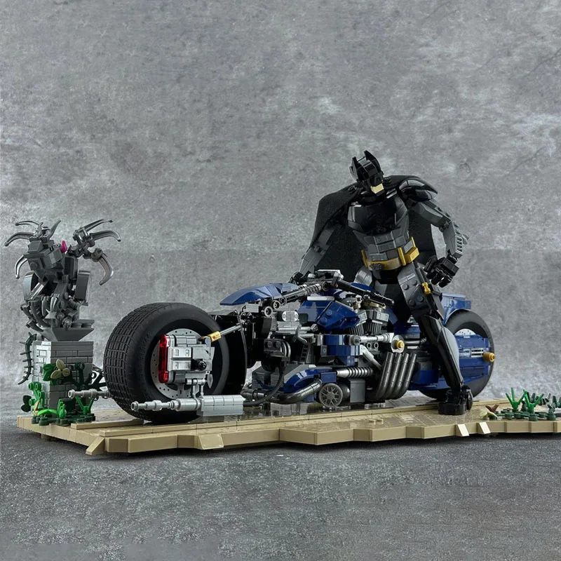 2100PCS MOC Science Fiction Movie Whites Knights Batcycle Series Building Blocks Model Festival Children Gift
2100PCS MOC Science Fiction Movie Whites Knights Batcycle Series Building Blocks Model Festival Children Gift