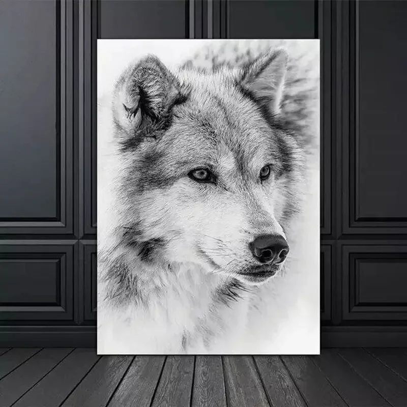 Animal Wolf Oil Painting Print Art Canvas Poster for Living Room Decoration Home Wall Decor Picture
Animal Wolf Oil Painting Print Art Canvas Poster for Living Room Decoration Home Wall Decor Picture