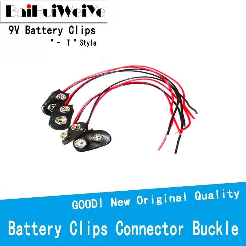 10Pcs/LOT 9V Battery Adapter Snap Connector Clip Lead Wires Holder DC 5.5*2.1 Jack Clip Power Cable For Arduino DIY Jack
10Pcs/LOT 9V Battery Adapter Snap Connector Clip Lead Wires Holder DC 5.5*2.1 Jack Clip Power Cable For Arduino DIY Jack