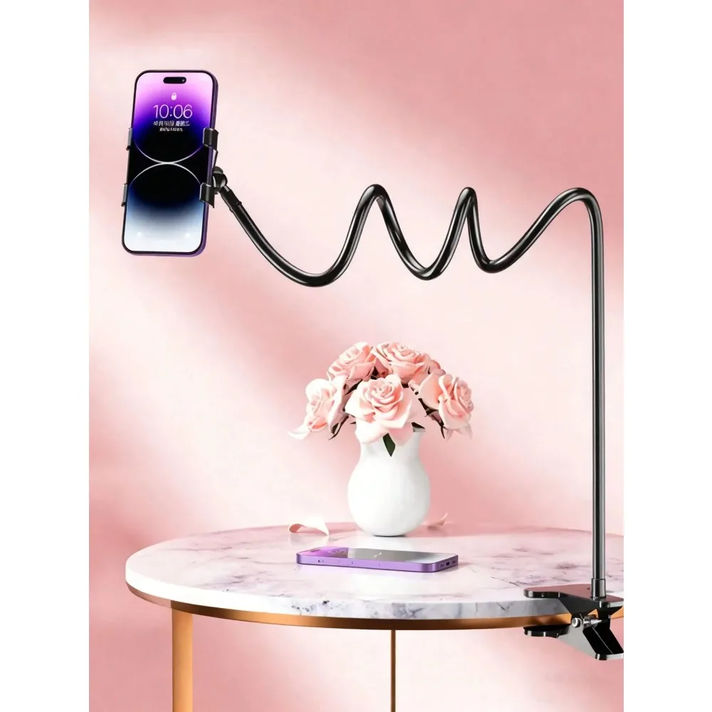 This Phone Holder Can Rotate 360°, Freeing Up Your Hands. This Slouchy Person's Holder Can Be Adjusted To The Required Angle To Support The Phone, Suitable For Use On The Bedside And Desktop. Suitable For Phones Weighing No More Than 200g.
This Phone Holder Can Rotate 360°, Freeing Up Your Hands. This Slouchy Person's Holder Can Be Adjusted To The Required Angle To Support The Phone, Suitable For Use On The Bedside And Desktop. Suitable For Phones Weighing No More Than 200g.