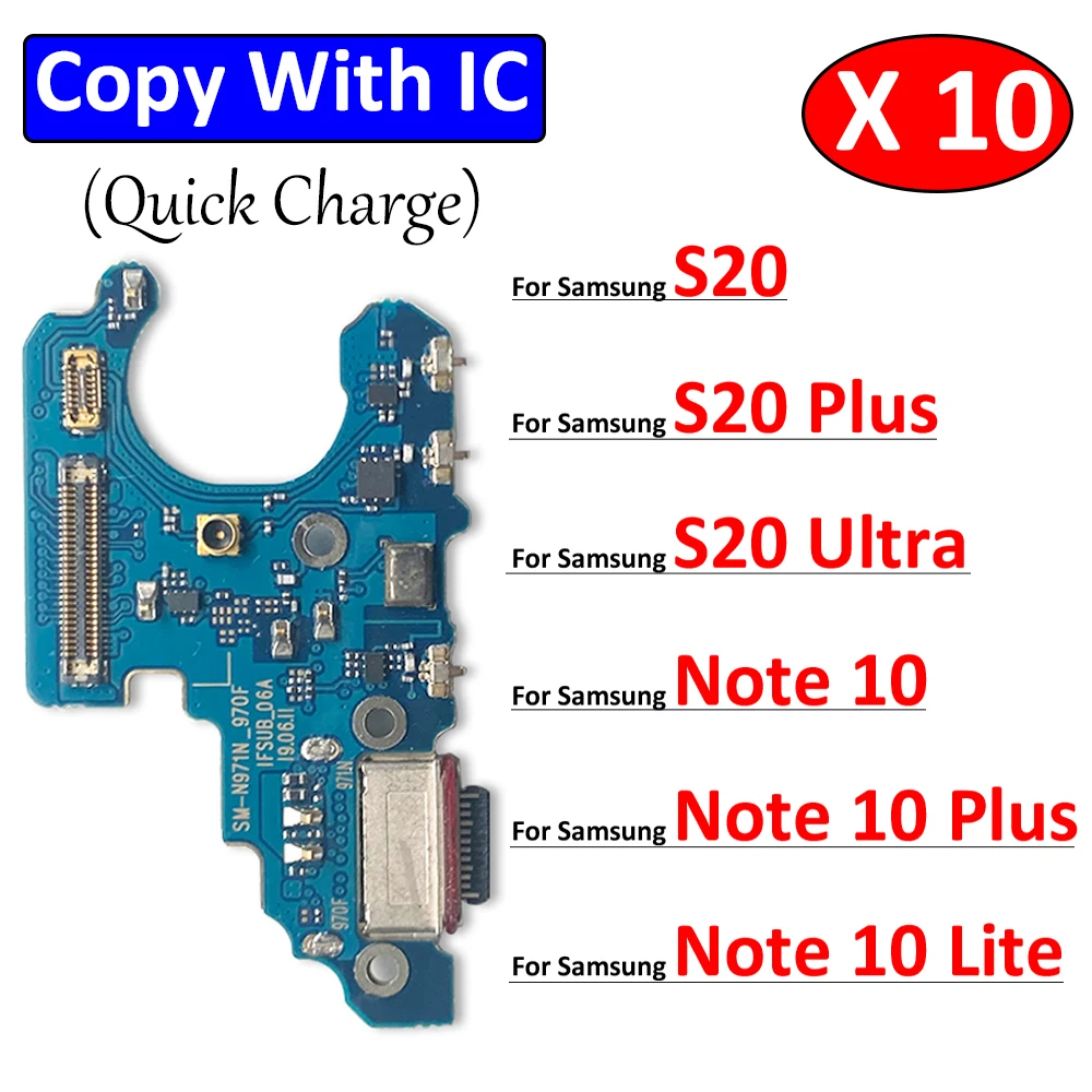 10Pcs, USB Charge Port Jack Dock Connector Charging Board Flex Cable For Samsung Note 10 Plus Lite S20 Plus Ultra
10Pcs, USB Charge Port Jack Dock Connector Charging Board Flex Cable For Samsung Note 10 Plus Lite S20 Plus Ultra