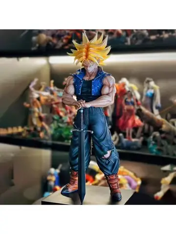 25cm/9.84in Anime Dragon Ball Z Figure Trunks Action Figures Pvc Statue Collection Model Toys for Children Gifts