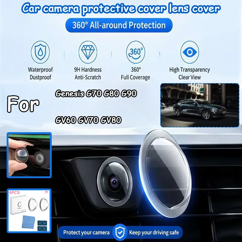Car Camera Lens Protector Cover High Transparent Guard For Genesis G70 G80 G90 GV60 GV70 GV80
Car Camera Lens Protector Cover High Transparent Guard For Genesis G70 G80 G90 GV60 GV70 GV80