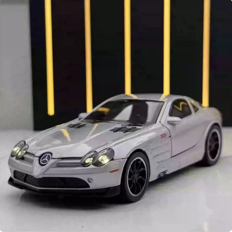 1:32 Scale Limousine SLR Racing Sports Car Simulated Alloy Diecast Toy Vehicle Model Fast Furious Sound Light Children Birthday
1:32 Scale Limousine SLR Racing Sports Car Simulated Alloy Diecast Toy Vehicle Model Fast Furious Sound Light Children Birthday