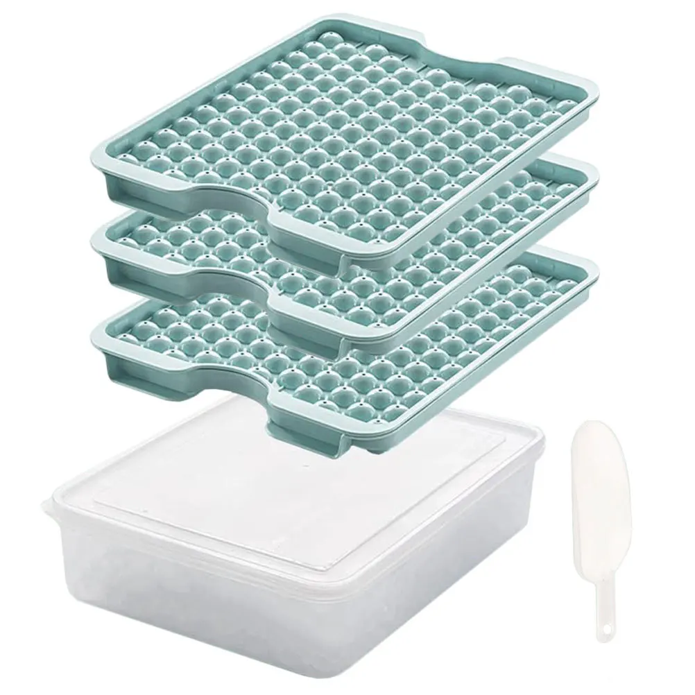 1 Set Of Ball Mold Round Silicone Ice Cube Maker Large Tray With Shovel Storage Box Small Round Ice Cube Trays For Whiskey Water
1 Set Of Ball Mold Round Silicone Ice Cube Maker Large Tray With Shovel Storage Box Small Round Ice Cube Trays For Whiskey Water