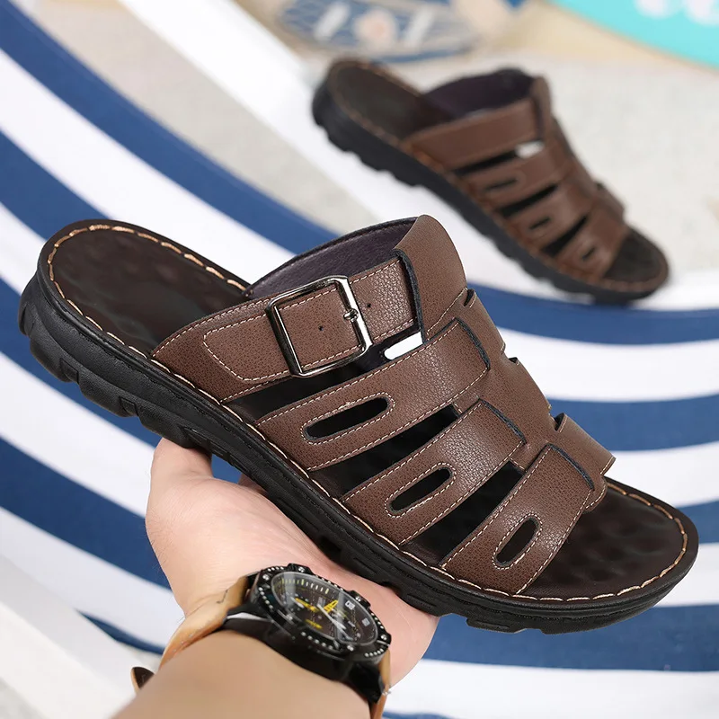 Summer Men's Slippers Fashion Casual Sport Slippers Outdoor Non-slip Beach Slippers for Men Flat Sandals High Quality Men Slides
Summer Men's Slippers Fashion Casual Sport Slippers Outdoor Non-slip Beach Slippers for Men Flat Sandals High Quality Men Slides