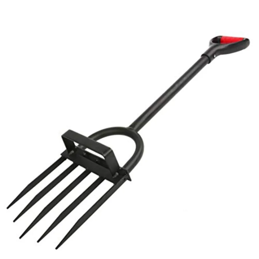 5-Tine Heavy Duty Pitch Fork for Gardening - Long Handled Digging Fork Garden Claw Weeder
5-Tine Heavy Duty Pitch Fork for Gardening - Long Handled Digging Fork Garden Claw Weeder