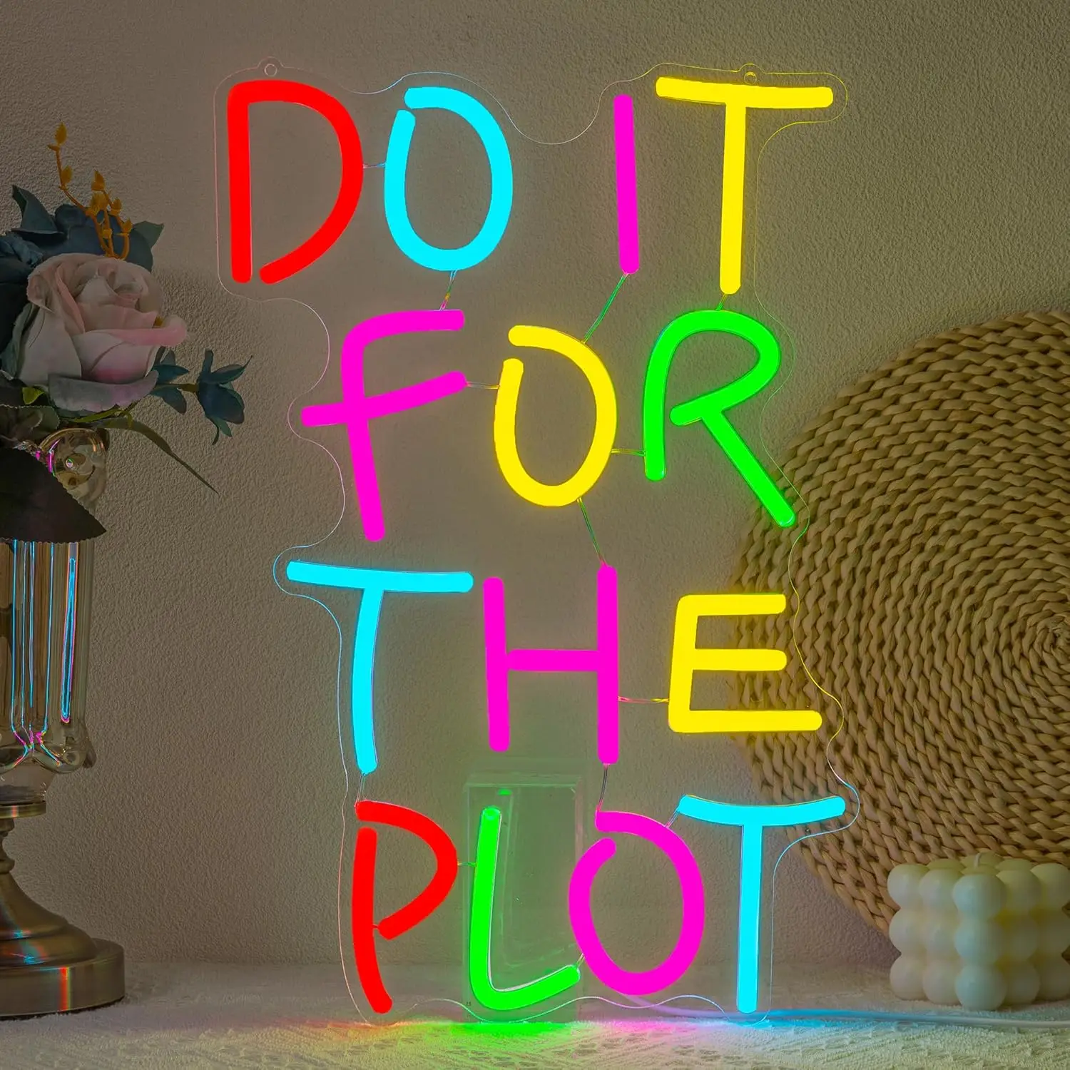 «DO IT FOR THE PLOT» Неоновая вывеска USB с регулируемой яркостью, светодиодная неоновая лампа для спальни, бара, кафе, человека, пещерного клуба, вечеринки, комнаты, домашнего декора, подарок
«DO IT FOR THE PLOT» Неоновая вывеска USB с регулируемой яркостью, светодиодная неоновая лампа для спальни, бара, кафе, человека, пещерного клуба, вечеринки, комнаты, домашнего декора, подарок