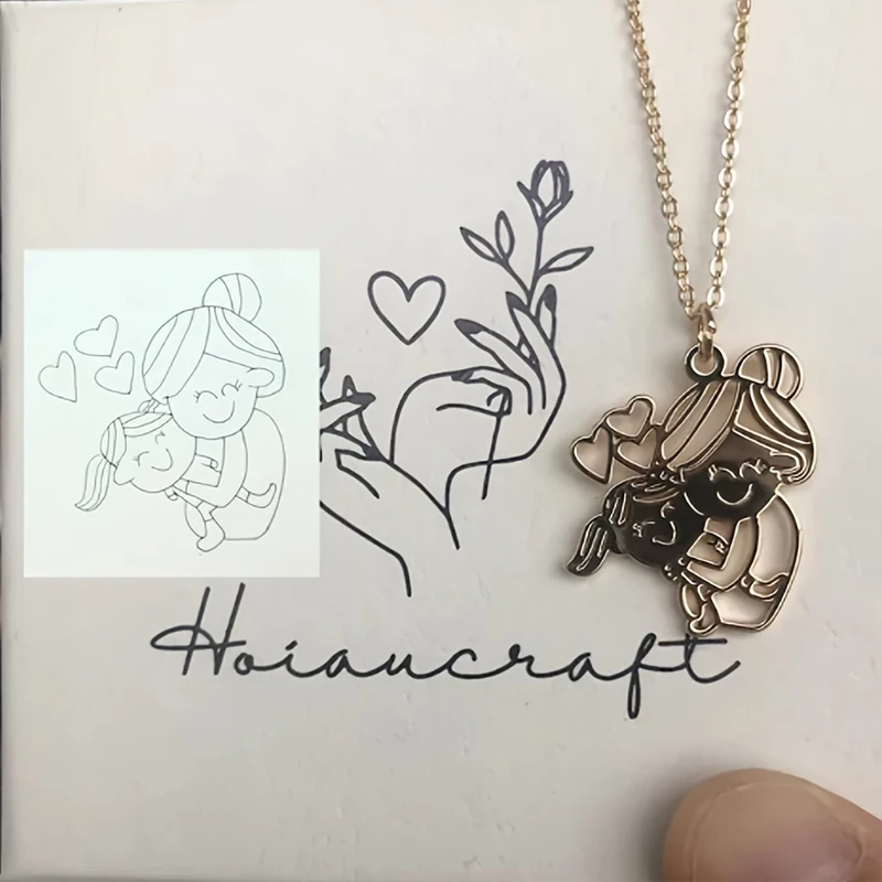Custom Kids Drawing Photo Pendant Personalized Necklaces And Pendants Custom Stainless Steel Children Jewelry Artwork 0 Allergy
Custom Kids Drawing Photo Pendant Personalized Necklaces And Pendants Custom Stainless Steel Children Jewelry Artwork 0 Allergy