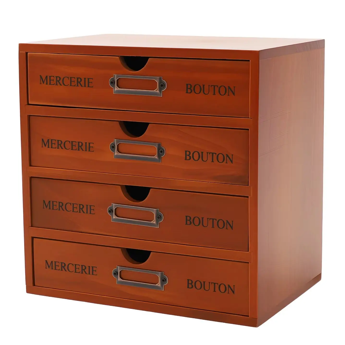 Tabletop Desk Organizer with 4 Drawers| Wooden Office Supplies, Jewelry & Cosmetics Storage Box
Tabletop Desk Organizer with 4 Drawers| Wooden Office Supplies, Jewelry & Cosmetics Storage Box