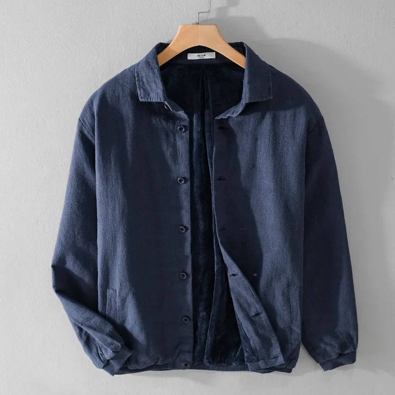 Y206 Fashion Men'S Jackets 2023 Autumn Winter Simple Solid Color Linen Casual Loose Comfortable Fleece Warm Male Shirts Coats
Y206 Fashion Men'S Jackets 2023 Autumn Winter Simple Solid Color Linen Casual Loose Comfortable Fleece Warm Male Shirts Coats