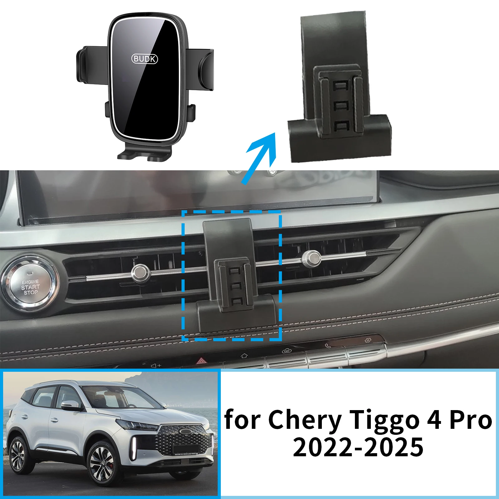 Car Mobile Phone Holder for Chery Tiggo 4 Pro GPS Bracket 2022 2023 2024 2025 Navigation Stand Auto Accessories
Car Mobile Phone Holder for Chery Tiggo 4 Pro GPS Bracket 2022 2023 2024 2025 Navigation Stand Auto Accessories