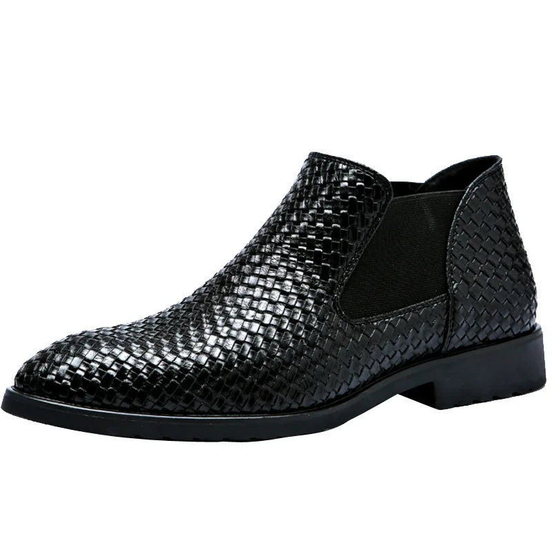 Hot Selling Men's Chelsea Boots Europe America Street Fashion Men's High Top Shoes Spring Autumn Ankle Boots Big Size 38-48
Hot Selling Men's Chelsea Boots Europe America Street Fashion Men's High Top Shoes Spring Autumn Ankle Boots Big Size 38-48