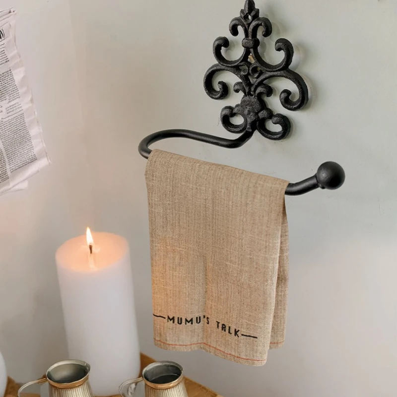 Decoration Cast Iron Toilet Paper Roll Holder - Cast Iron Wall Mounted Towel Holder - Vintage Design with Screws and Anchors
Decoration Cast Iron Toilet Paper Roll Holder - Cast Iron Wall Mounted Towel Holder - Vintage Design with Screws and Anchors