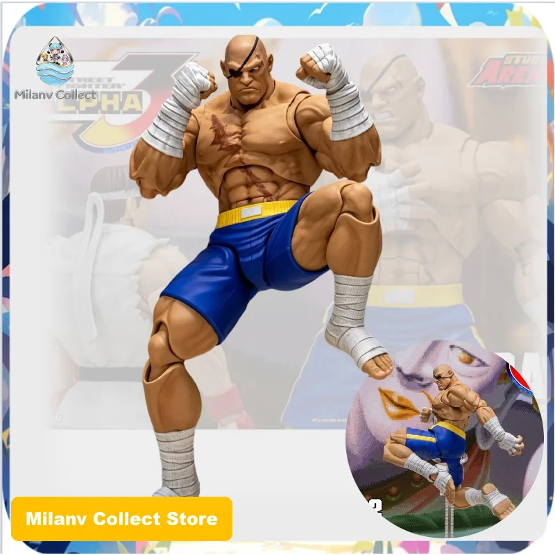 In stock Original Storm Toys ST ARENA3 1/12 ARENA Sagat Movable Action Figure Anime Collection Figures Model Toys
In stock Original Storm Toys ST ARENA3 1/12 ARENA Sagat Movable Action Figure Anime Collection Figures Model Toys