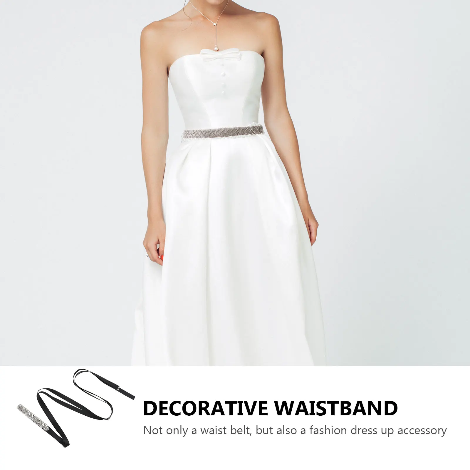 Rhinestone Waist Belt Decorative Bridal Girdle Wedding Party Dress Accessory Elegant Ribbon Crystal Studded Belly B
Rhinestone Waist Belt Decorative Bridal Girdle Wedding Party Dress Accessory Elegant Ribbon Crystal Studded Belly B