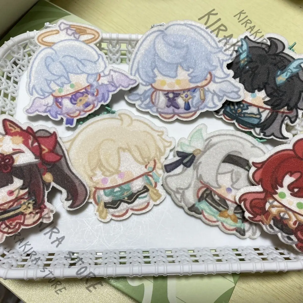 Honkai: Star Rail March 7th Pendant Key Chain Huohuo Kafka Acheron Cosplay Non-woven Fabrics Keyring Loveliness Accessories
Honkai: Star Rail March 7th Pendant Key Chain Huohuo Kafka Acheron Cosplay Non-woven Fabrics Keyring Loveliness Accessories