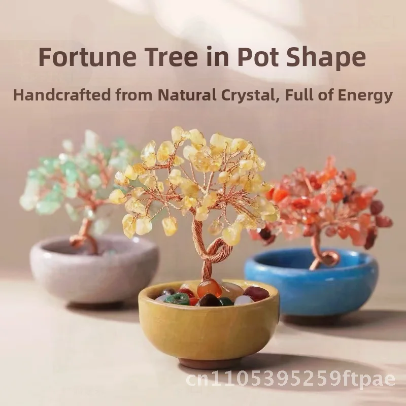 Cornucopia Tea Cigar Base Crystal Fortune Tree Ornaments Desktop Crystal Life Tree Creative Handmade Crafts
Cornucopia Tea Cigar Base Crystal Fortune Tree Ornaments Desktop Crystal Life Tree Creative Handmade Crafts