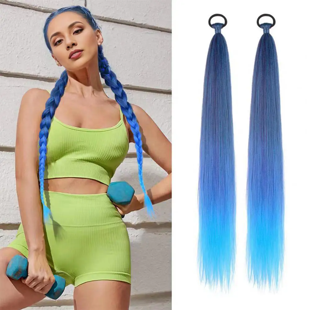 2Pcs 66cm Women Ponytail Extension With Hair Tie Natural Looking Colorful Long Straight Wrap Around Synthetic Ponytail Hair
2Pcs 66cm Women Ponytail Extension With Hair Tie Natural Looking Colorful Long Straight Wrap Around Synthetic Ponytail Hair