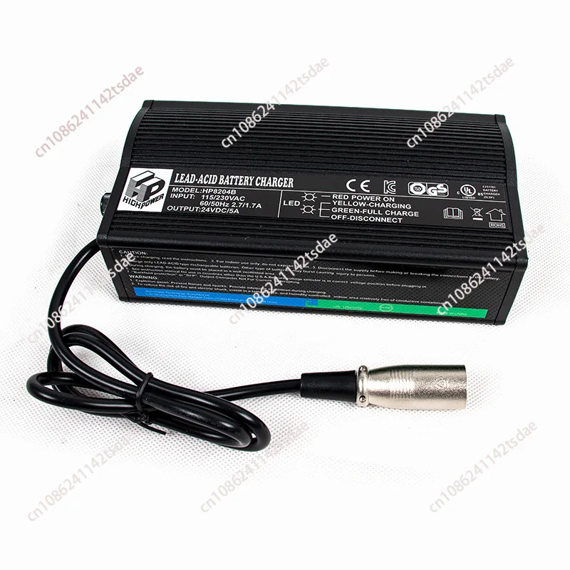 Electric wheelchair lithium battery charger 24V5A lead-acid battery charger
Electric wheelchair lithium battery charger 24V5A lead-acid battery charger