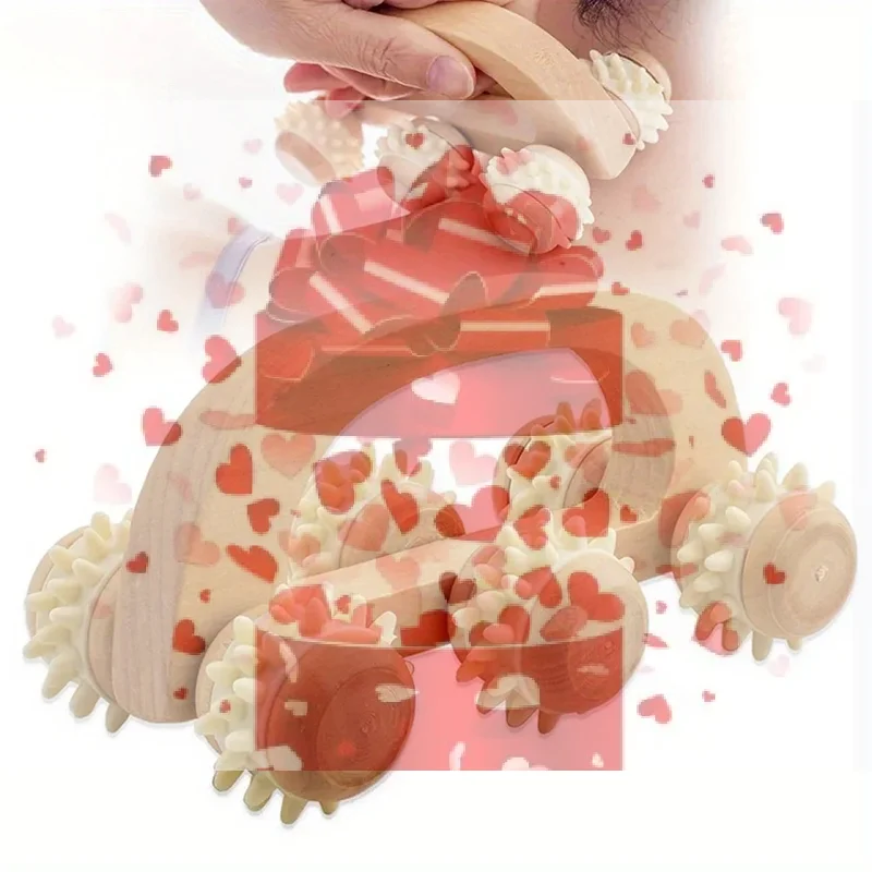 1 Pcs Wooden Massage Roller Tool, Manual Wooden Massager, Wood Back Massage Roller for Neck Leg Back Deep Tissue Muscle Massager
1 Pcs Wooden Massage Roller Tool, Manual Wooden Massager, Wood Back Massage Roller for Neck Leg Back Deep Tissue Muscle Massager