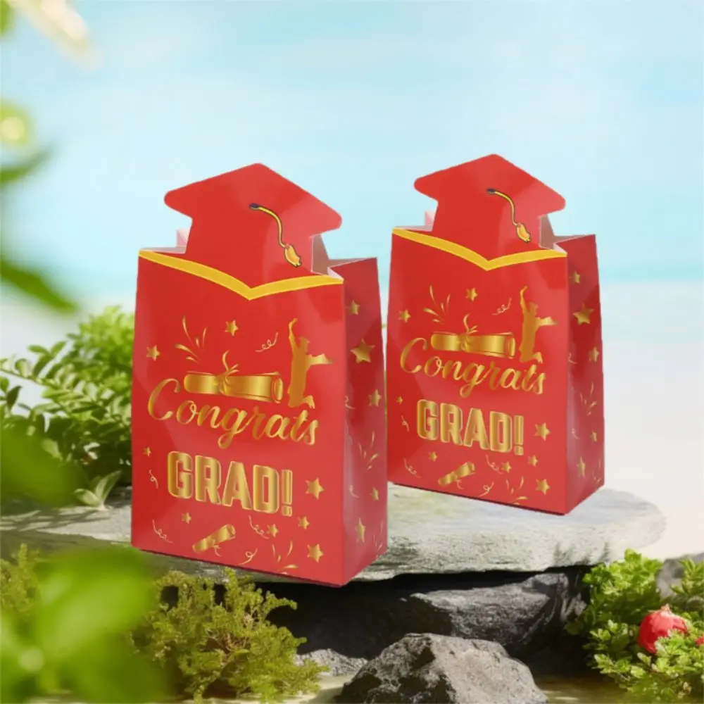 20pcs Congrats Grad Graduation Hat Box Paper Material Celebration Doctoral Cap Box Unique Favor Packaging Box Gift Giving
20pcs Congrats Grad Graduation Hat Box Paper Material Celebration Doctoral Cap Box Unique Favor Packaging Box Gift Giving