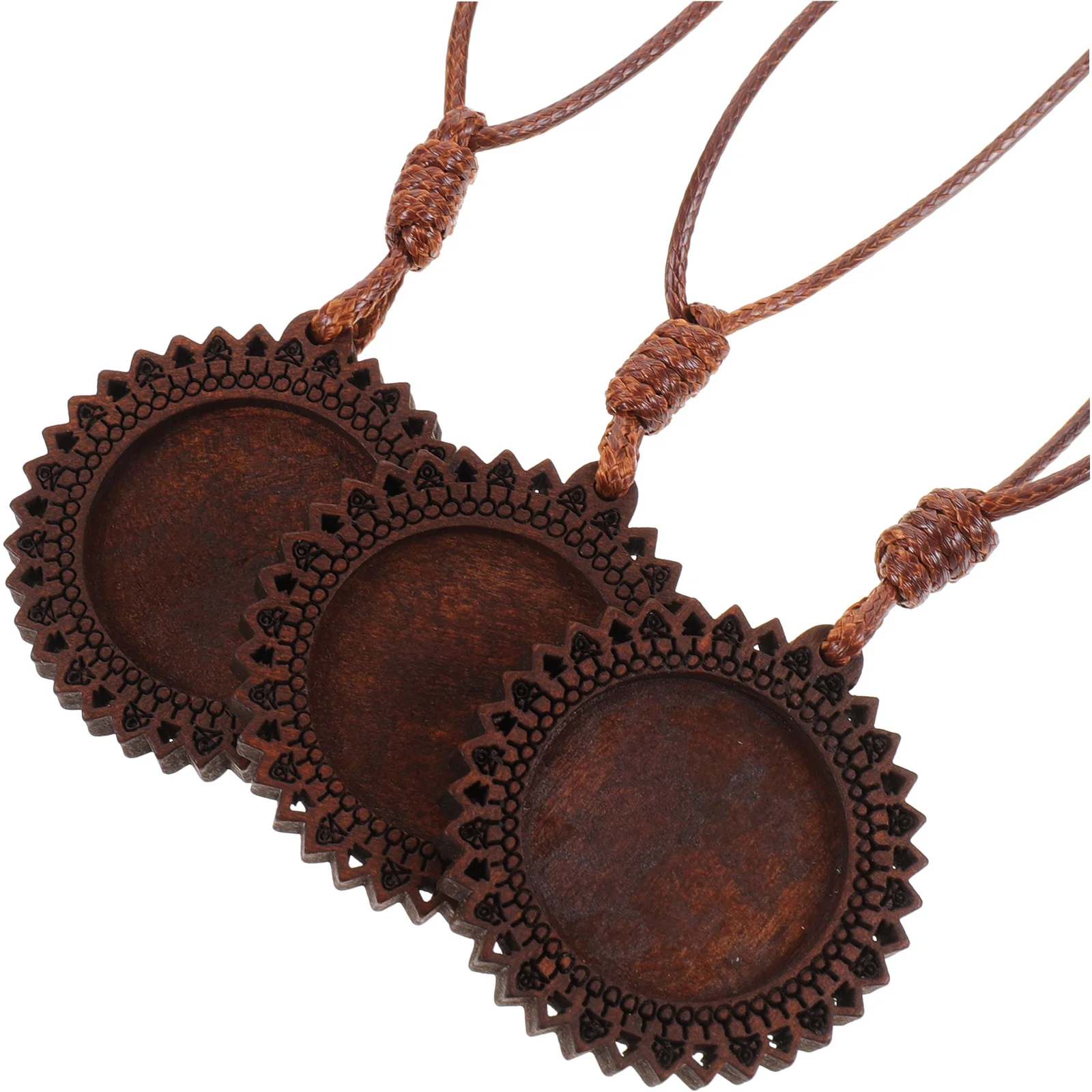 3 Pcs Wooden Bottom Bracket Bezel Charms DIY Crafts Making Material Jewelry Pendant Blank Base
3 Pcs Wooden Bottom Bracket Bezel Charms DIY Crafts Making Material Jewelry Pendant Blank Base
