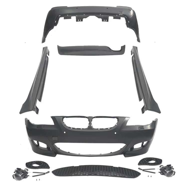 Комплект обвеса Dream Garage M5 Style из материала PP для BMW 5 серии E60 2003-2010, включая передний и задний бамперы в стиле M5.
Комплект обвеса Dream Garage M5 Style из материала PP для BMW 5 серии E60 2003-2010, включая передний и задний бамперы в стиле M5.