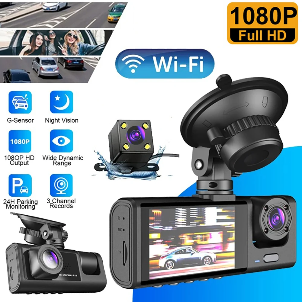 Car DVR WiFi Full HD 1080P Dash Cam Rear View Car Camera Mirror Drive Video Recorder Night Vision Auto Dashcam Parking Monitor
Car DVR WiFi Full HD 1080P Dash Cam Rear View Car Camera Mirror Drive Video Recorder Night Vision Auto Dashcam Parking Monitor
