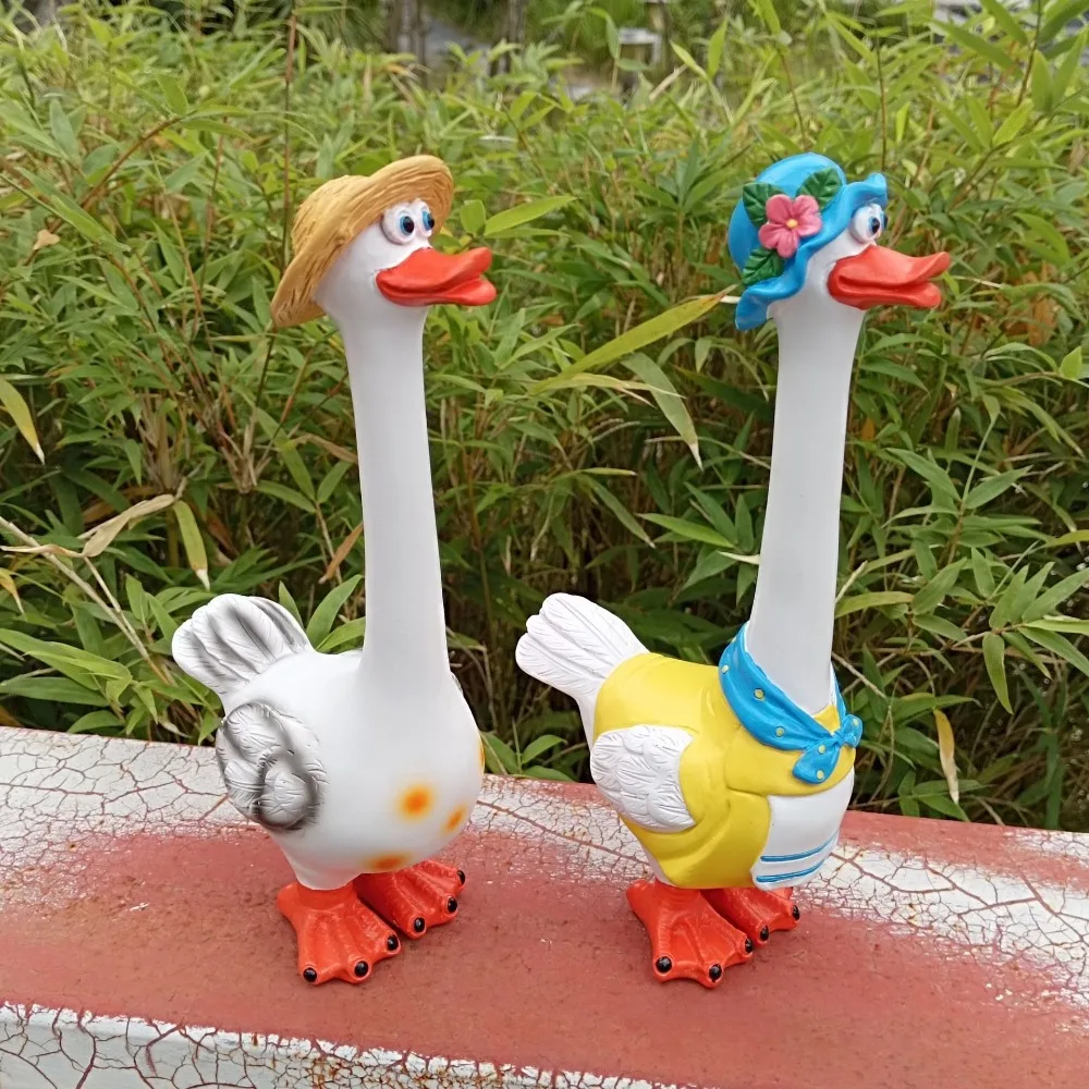 Landscape Decor Resin Garden Geese Sculpture Funny Cute Geese Figurine Rustic Handmade Duck Sculpture Nursery Decor
Landscape Decor Resin Garden Geese Sculpture Funny Cute Geese Figurine Rustic Handmade Duck Sculpture Nursery Decor