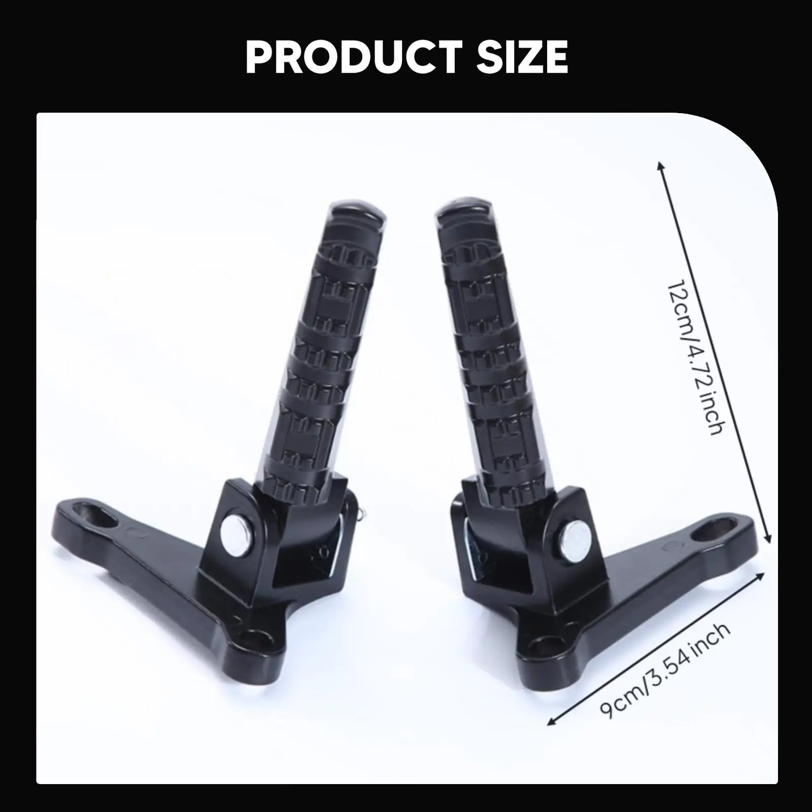 Universal Motorcycle Foot Pegs Foldable Aluminum Alloy Passenger Pedals Modification Footrests for Electric Bike Scooter
Universal Motorcycle Foot Pegs Foldable Aluminum Alloy Passenger Pedals Modification Footrests for Electric Bike Scooter