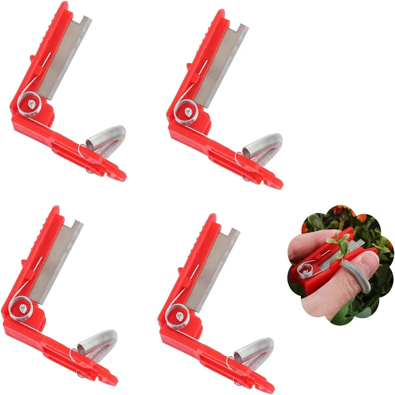 4pcs Thumb Finger Gardening Scissors Plant Trimming Tool Garden Pruner Fruit Picking Gardening Tool For Vegetables Bonsai
4pcs Thumb Finger Gardening Scissors Plant Trimming Tool Garden Pruner Fruit Picking Gardening Tool For Vegetables Bonsai