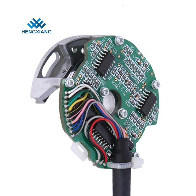 HENGXIANG Z48 Optical Bearingless Incremental Rotary Encoder 2500 PPR 8mm Hollow Shaft UVW Signal 300mm Cable Screw Mount
HENGXIANG Z48 Optical Bearingless Incremental Rotary Encoder 2500 PPR 8mm Hollow Shaft UVW Signal 300mm Cable Screw Mount