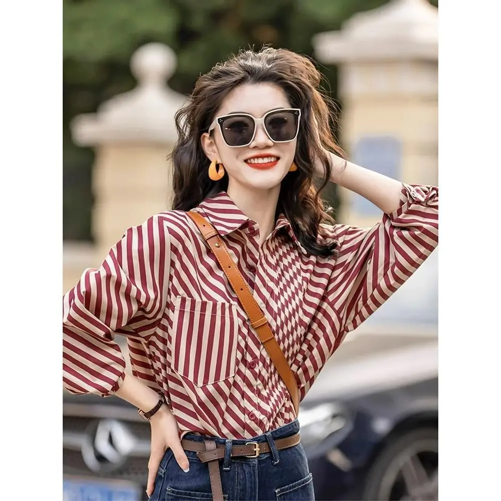 Women Clothes Casual Korean Fashion Loose Office Lady Simplicity Elegant Trend Vintage Long Sleeve Dignified Intellectual Grace
Women Clothes Casual Korean Fashion Loose Office Lady Simplicity Elegant Trend Vintage Long Sleeve Dignified Intellectual Grace