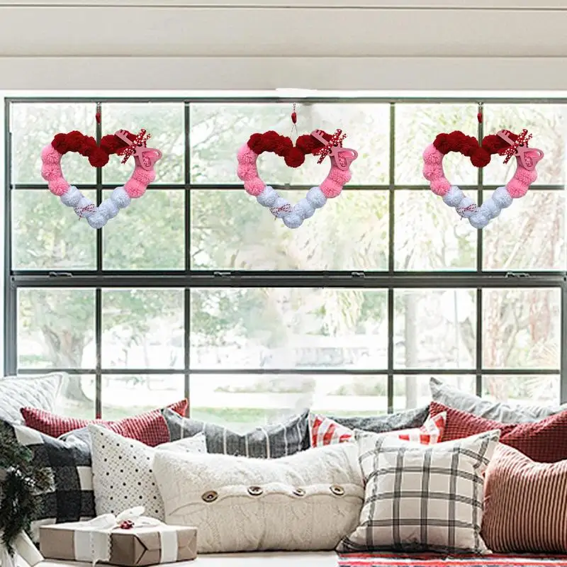Valentine's Day Wreaths Colorful Heart Shape Valentine Day Wreath Artificial Valentine Door Wreath Festival Decoration Romantic
Valentine's Day Wreaths Colorful Heart Shape Valentine Day Wreath Artificial Valentine Door Wreath Festival Decoration Romantic
