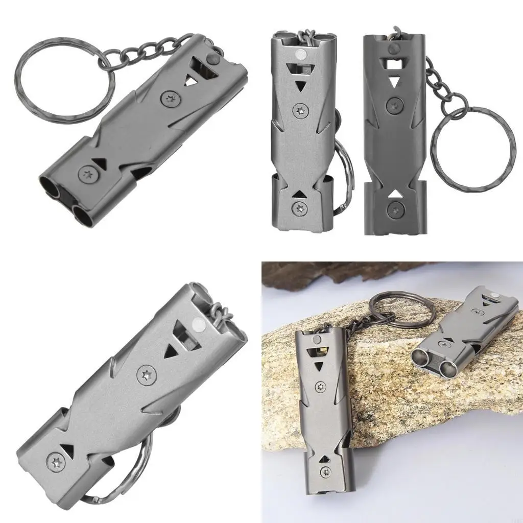 Steel Survival Sound with Keychain for Outdoor Emergency
Steel Survival Sound with Keychain for Outdoor Emergency