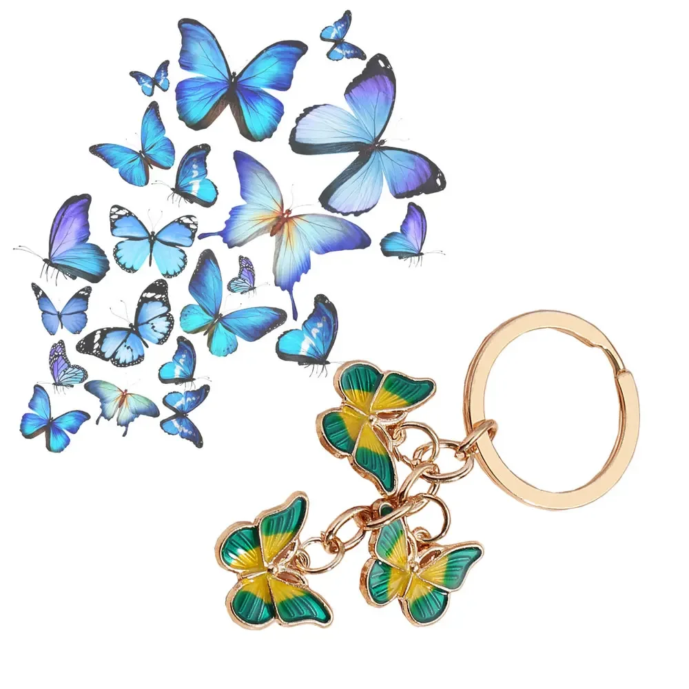 1Pc New Gold Enamel Butterfly Keychain Insects Car Key Women Bag Accessories Jewelry Gifts Fashion Butterfly Styling Kenchain
1Pc New Gold Enamel Butterfly Keychain Insects Car Key Women Bag Accessories Jewelry Gifts Fashion Butterfly Styling Kenchain
