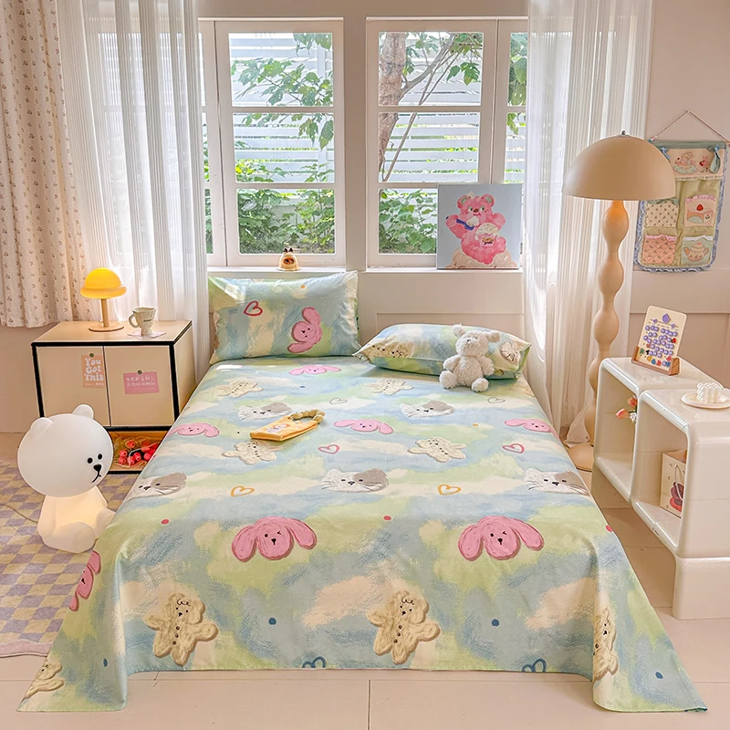 Green Blue Graffiti Flat Sheet Set, Cute Animals Cat Bear Dog Soft Comfortable Top Sheets, Decorative Bedding for Kids Adults
Green Blue Graffiti Flat Sheet Set, Cute Animals Cat Bear Dog Soft Comfortable Top Sheets, Decorative Bedding for Kids Adults