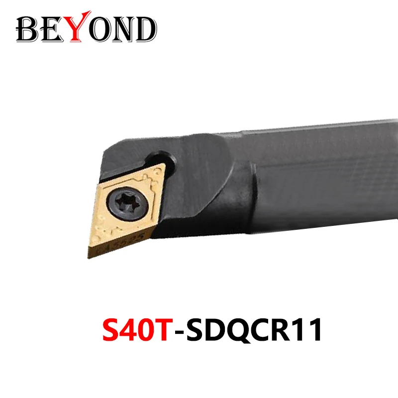 BEYOND 1PCS SDQCR S40T-SDQCR11 Lathe Cutting Boring Bar CNC Internal Turning Tool Holder Lathe Accessories Carbide Inserts DCMT
BEYOND 1PCS SDQCR S40T-SDQCR11 Lathe Cutting Boring Bar CNC Internal Turning Tool Holder Lathe Accessories Carbide Inserts DCMT