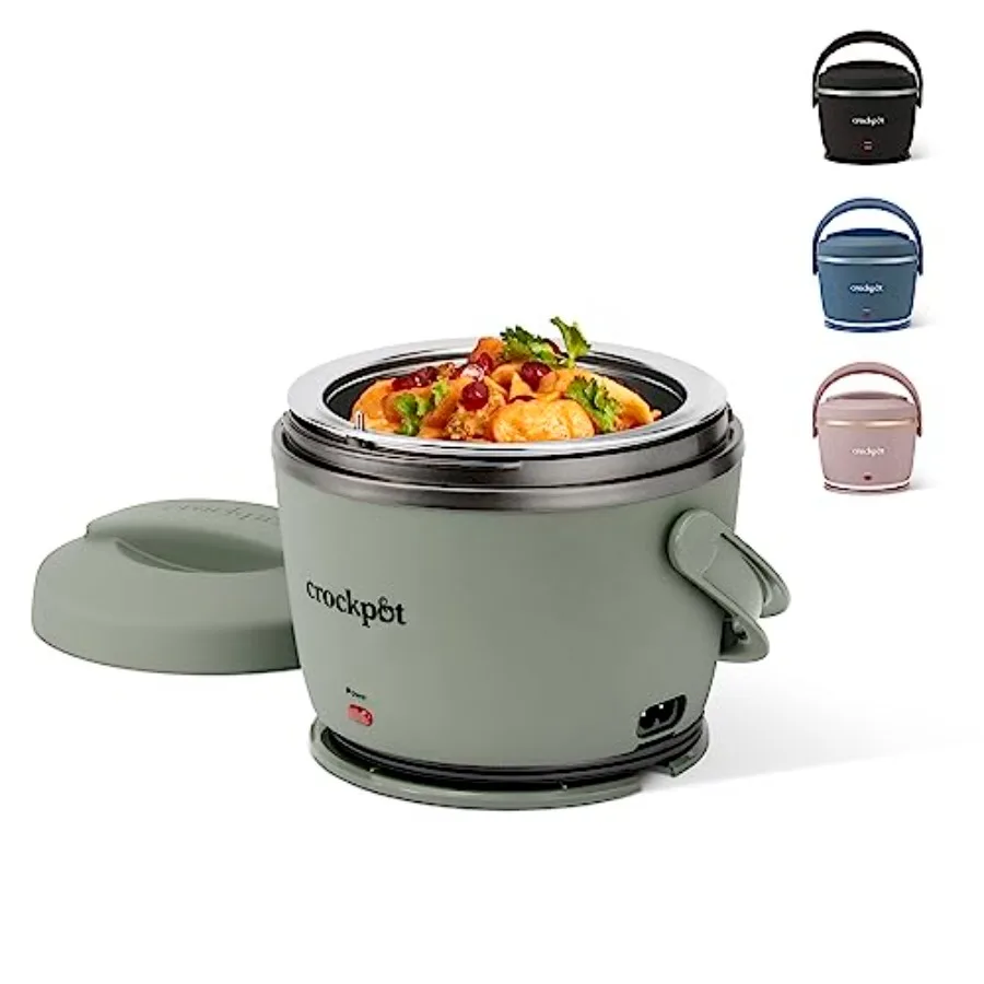 Portable Electric Lunch Box 20-Ounce Food Warmer Moonshine Green Ideal for Travel On-the-Go Keeps Food Spill-Free Warm Tasty Di
Portable Electric Lunch Box 20-Ounce Food Warmer Moonshine Green Ideal for Travel On-the-Go Keeps Food Spill-Free Warm Tasty Di
