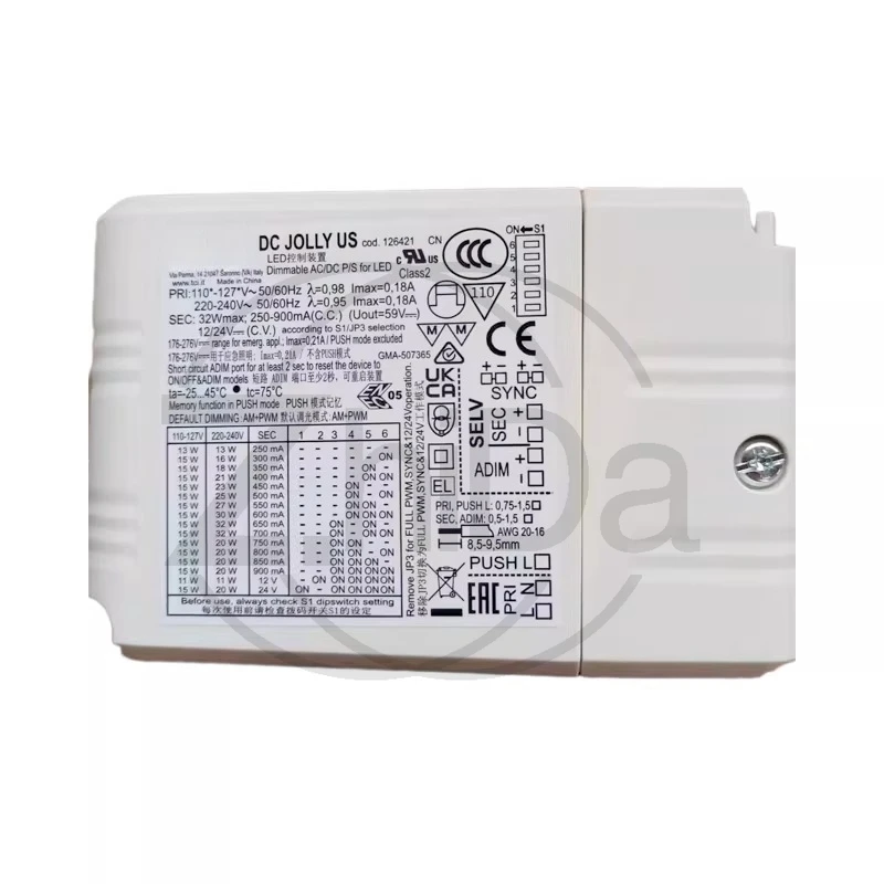 DALI 2 0-1-10 V dimming universal drive power supply MAXI JOLLY US DALI 60
DALI 2 0-1-10 V dimming universal drive power supply MAXI JOLLY US DALI 60