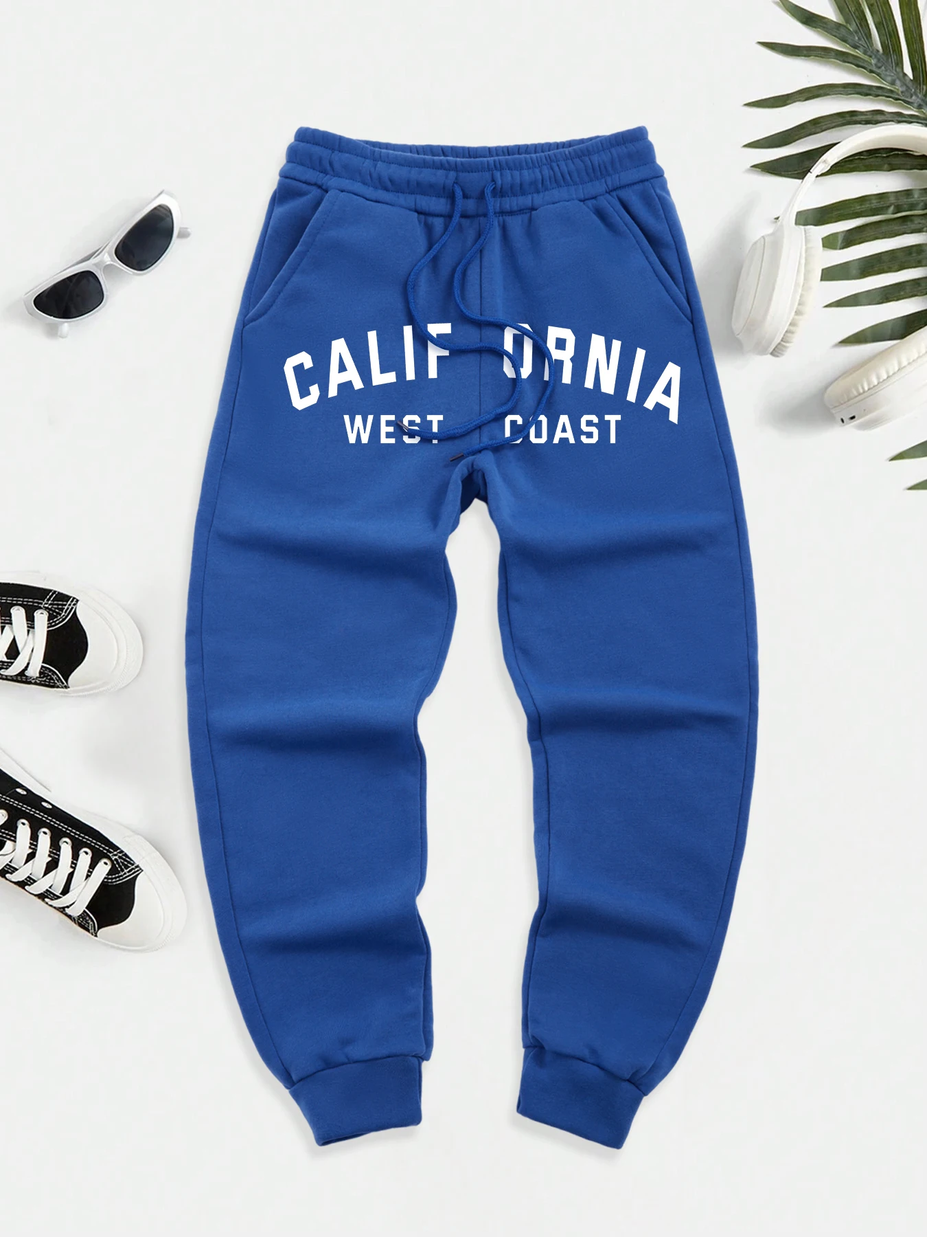 California West Coast Art Letter Pattern Drawstring Sportpants Man Warm Soft Britches Comfy Street Long Pant Pocket Fleece Pants
California West Coast Art Letter Pattern Drawstring Sportpants Man Warm Soft Britches Comfy Street Long Pant Pocket Fleece Pants