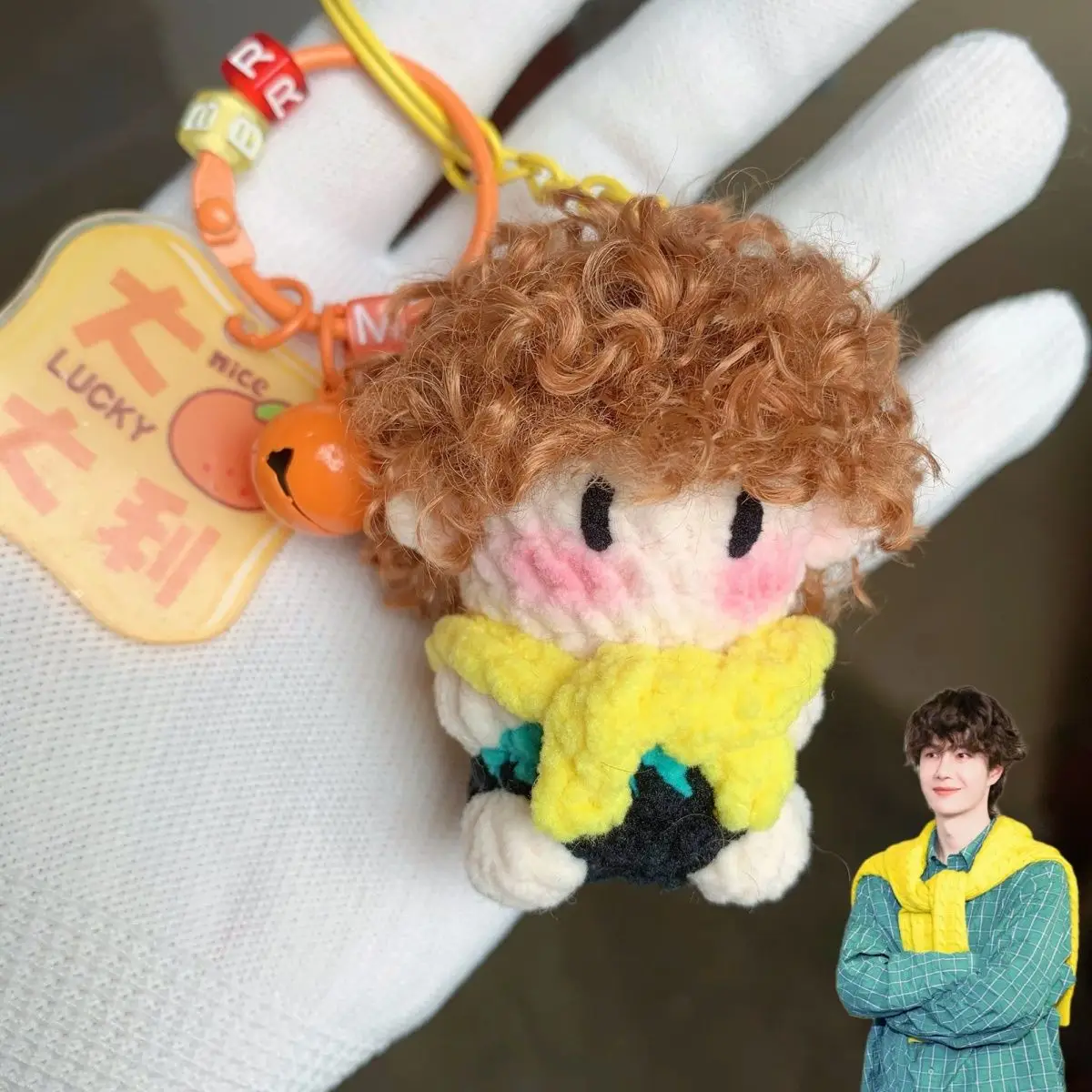 Wang Yibo series of crochet doll pendants, hand-knitted dolls, bag keychain pendants
Wang Yibo series of crochet doll pendants, hand-knitted dolls, bag keychain pendants