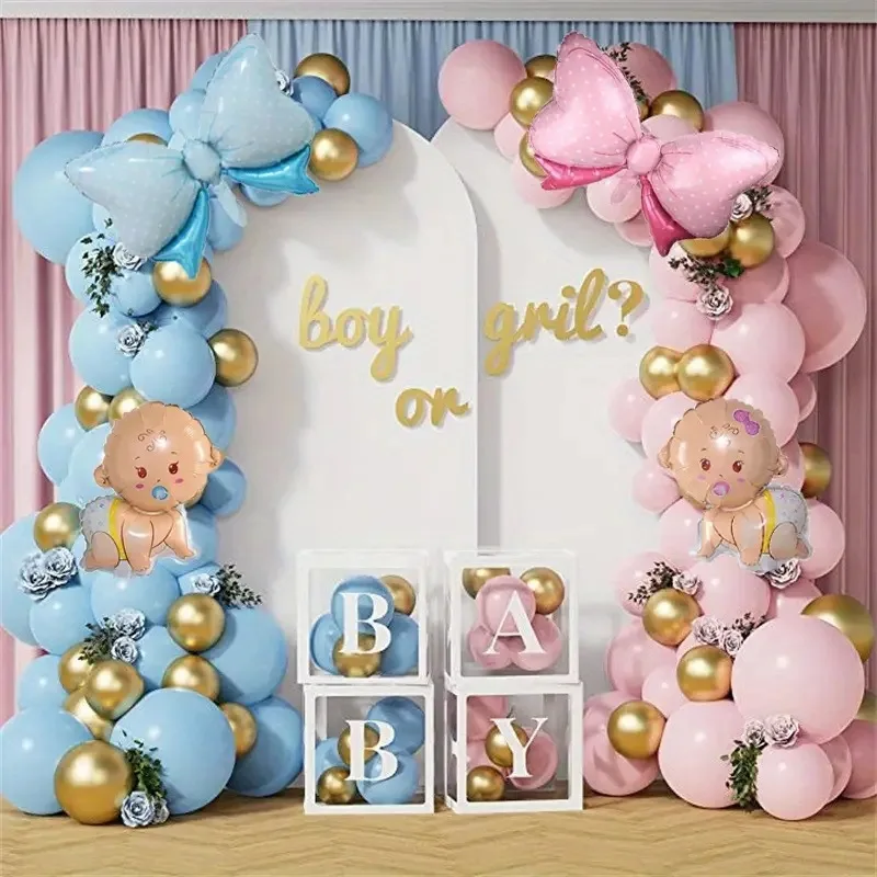 1SETS 108PCS Blue pink Gender Reveal Latex Garland Arch Set Balloon for Gender Party Decoration
1SETS 108PCS Blue pink Gender Reveal Latex Garland Arch Set Balloon for Gender Party Decoration