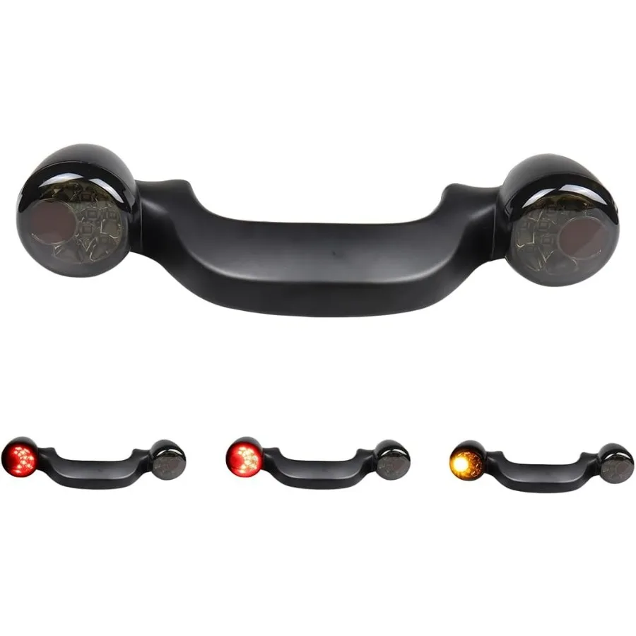 Rear Bullet LED Turn Signals Light Bar Integrated Turn Signals Motorcycle Brake Tail Lights Compatible with Harley Touring Road
Rear Bullet LED Turn Signals Light Bar Integrated Turn Signals Motorcycle Brake Tail Lights Compatible with Harley Touring Road